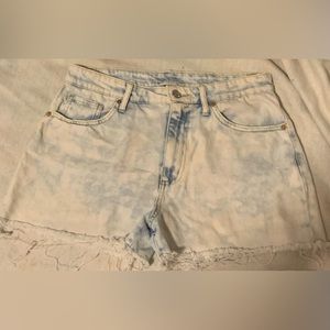 MIXED COLORED JEAN SHORTS